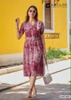 Valentine By Kadlee Rayon Flex Printed Designer Kurtis 